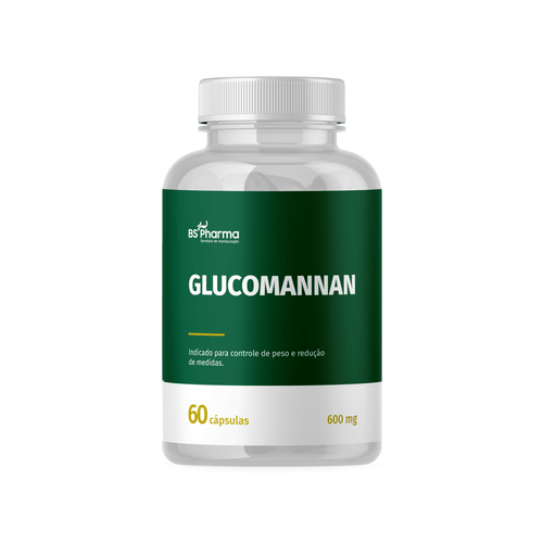 Glucomannan 600 mg 60 Cápsulas