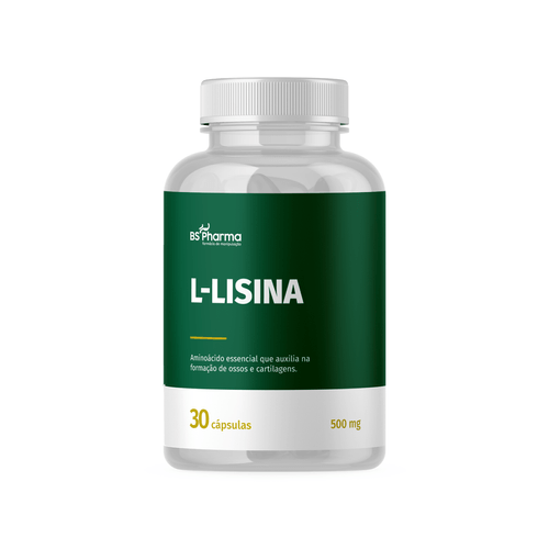L-Lisina  500 mg 30 Cápsulas