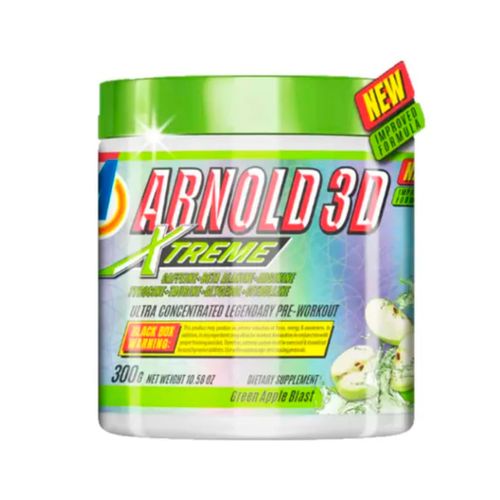Pré-Treino Arnold 3D Xtreme 300g Maçã Verde Arnold Nutrition