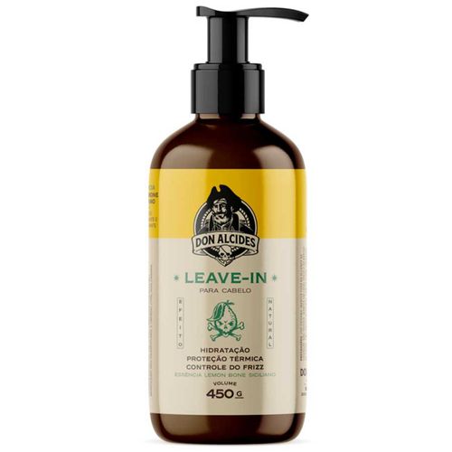 Leave-in para Cabelo 450g Lemon Bone com Proteção Térmica Don Alcides