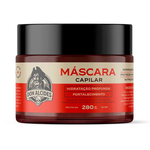 Máscara Capilar Masculina Amadeirado Hidratação Produnda 280g Don Alcides
