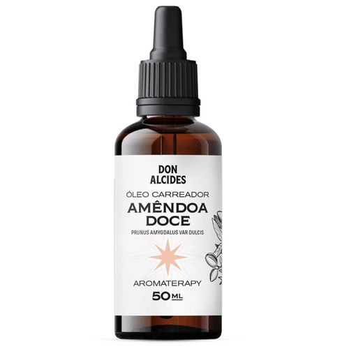 Óleo Carreador Amêndoa Doce Aromaterapia 50mL Don Alcides