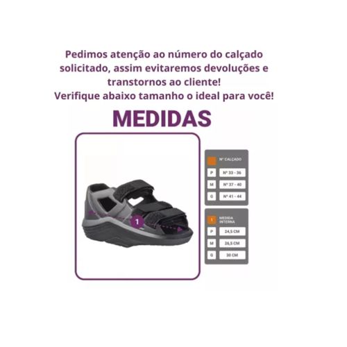 Sandália Baruk Cunha Retrope Hallux Valgo Barouk - Hidrolight P Sandália Baruk Cunha Retrope Hallux Valgo Barouk - Hidrolight P