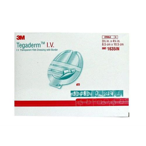 Curativo Transparente Tegaderm IV 8,5cm X 10,5cm 1635BR (unidade) - 3M Curativo Transparente Tegaderm IV 8,5cm X 10,5cm 1635BR (unidade) - 3M