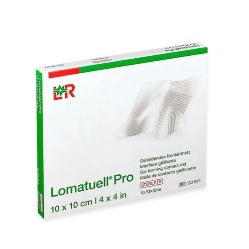 Lomatuell Pró Cobertura de Gaze Parafinada com Partículas Hidrocolóides 10x10cm (unidade) - Lohmann & Rauscher