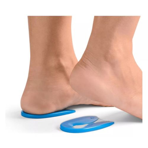 Calcanheira de silicone para esporão de calcanhar, fascite plantar, tendinite, bursite, artralgia - Hidrolight