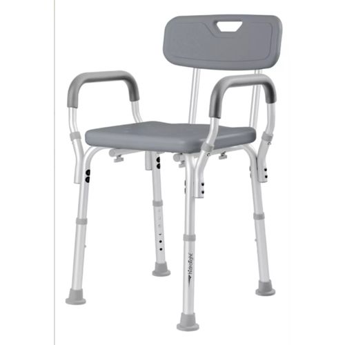 Cadeira Banco para Banho com Encosto e Apoio de Braços - Hidrolight Cadeira Banco para Banho com Encosto e Apoio de Braços - Hidrolight