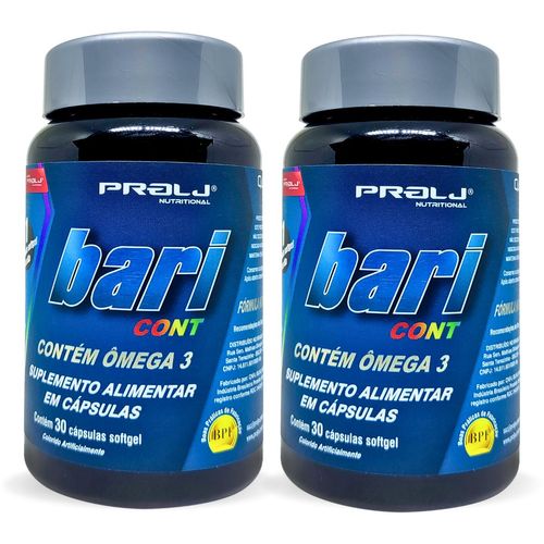 Kit 2 Bari Cont Bariatric 30 Cápsulas Softgel | Nutrição Para Bariátricos | Prolj Nutritional BARI CONT BARIATRIC 30 CÁPSULAS SOFTGEL KIT 2