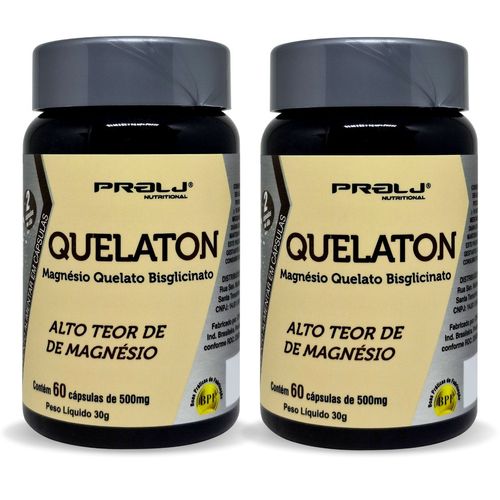 QUELATON MAGNÉSO QUELATO BISGLICINATO 500mg KIT 2
