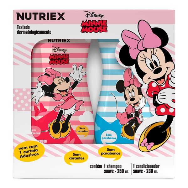 Kit Nutriex Infantil Minnie Shampoo 250ml + Condicionador 230ml