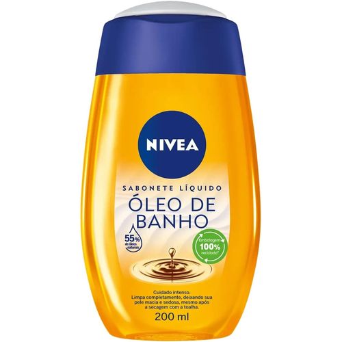 Sabonete Líquido Nivea Óleo de Banho - 200ml
