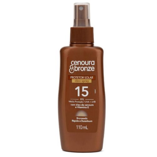 Protetor Solar Cenoura & Bronze Óleo Spray FPS15 110ml
