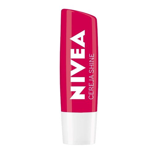 Protetor Labial Nivea - Com Cor - Cereja Shine - 4,8g
