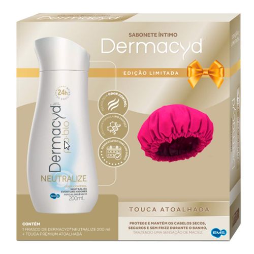 Kit Sabonete Íntimo Dermacyd Neutralize 200Ml + 1 Touca Atoalhada
