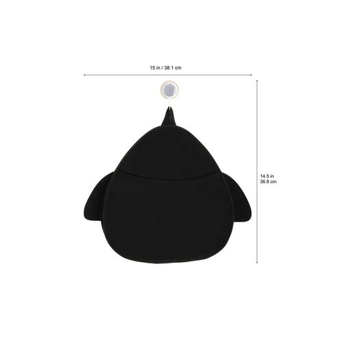 Organizador de Banho Pinguim Preto - 3 Sprouts