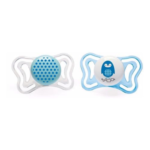 Chupeta Physio Light 2 a 6 m Chicco 2 Unidades Branco e Azul