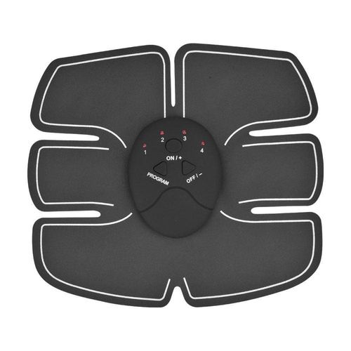 Cinta Tonificadora Muscular Abdômen DK Estimulador Muscular Abdominal Elétrico EMS 6 Packs Unissex Único Preto Cinta Tonificadora Muscular Abdômen DK Estimulador Muscular Abdominal Elétrico EMS 6 Packs Unissex Único Preto