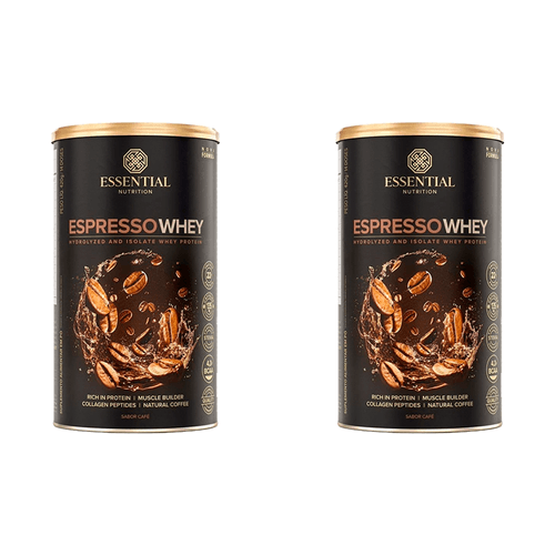 Kit 2X: Espresso Whey Essential Nutrition 420g Espresso