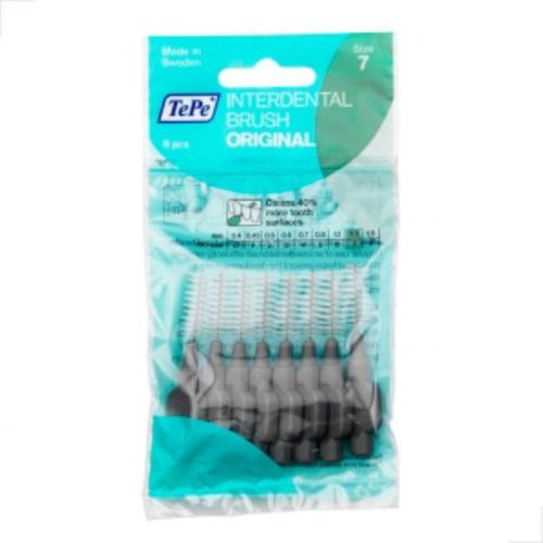 Escova Interdental 1.30mm Cinza TePe Higiene Dentes Grandes Espaços Ampliados Cuidados Eficientes Saúde Bucal Avançada