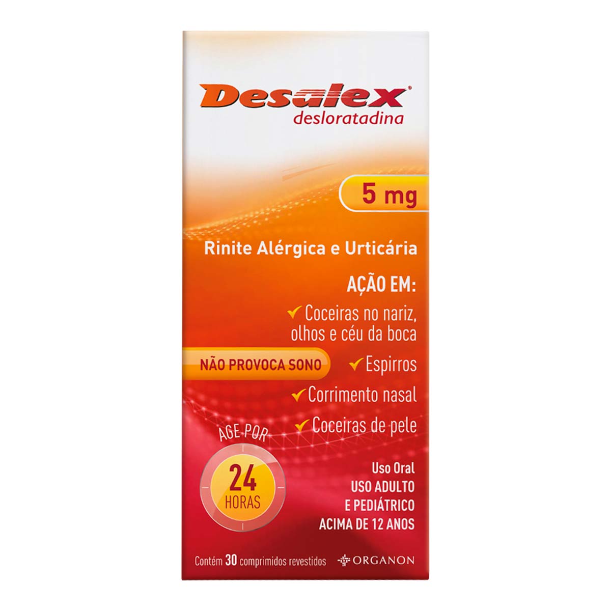 Antialérgico Desalex 5mg 30 Comprimidos