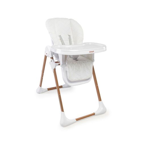 Cadeirinha de Alimentação Panacota Branco Bronze - Infanti Cadeirinha de Alimentação Panacota Branco Bronze - Infanti