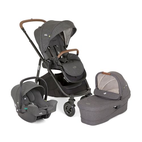 Carrinho de Bebê Travel System Trio Versatrax Cycle Cinza Shellgray + Brinde Exclusivo - Joie Carrinho de Bebê Travel System Trio Versatrax Cycle Cinza Shellgray + Brinde Exclusivo - Joie