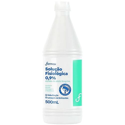 Soro Fisiológico Farmax 500ml - Uso Externo