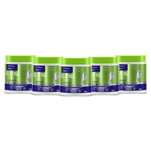 Kit Gelatina Hidra Fix 500g (5 itens) | BN Cachos Kit Gelatina Hidra Fix 500g (5 itens)