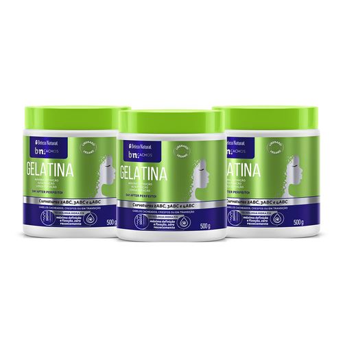 Kit Gelatina Hidra Fix 500g (3 itens) | BN Cachos Kit Gelatina Hidra Fix 500g (3 itens) Kit Gelatina Hidra Fix 500g (3 itens) | BN Cachos Kit Gelatina Hidra Fix 500g (3 itens)