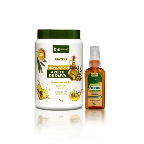 Creme de Pentear Azeite de Oliva 1Kg + Óleo de Abacate e Oliva 55ml Creme de Pentear Azeite de Oliva 1Kg + Óleo de Abacate e Oliva 55ml