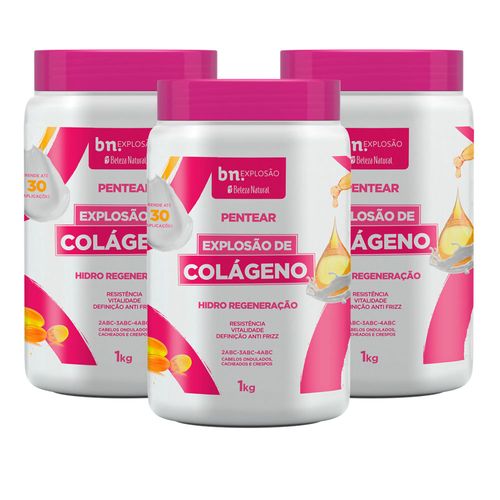 Kit Creme de Pentear Explosão de Colágeno 1Kg (3 itens) | BN Cachos Kit Creme de Pentear Explosão de Colágeno 1Kg (3 itens) Kit Creme de Pentear Explosão de Colágeno 1Kg (3 itens) | BN Cachos Kit Creme de Pentear Explosão de Colágeno 1Kg (3 itens)