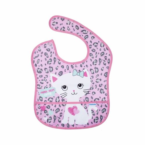 Babador Standard Gatinha KaBaby Rosa Babador Standard Gatinha KaBaby Rosa