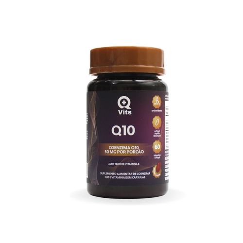 Coenzima Q10 QMaisVits 60 Cápsulas Softgel
