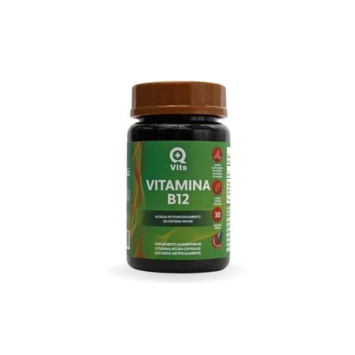 Vitamina B12 QMaisVits 30 Cápsulas Softgel