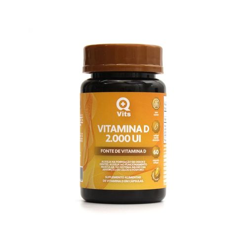Vitamina D 2000UI QMaisVits 60 Cápsulas Softgel