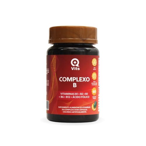 Complexo B QMaisVits 60 Cápsulas Softgel