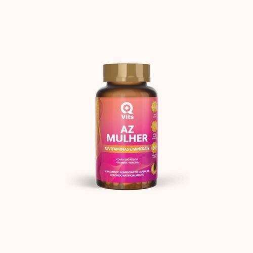 AZ Mulher Completo QMaisVits 60 Cápsulas Softgel