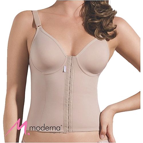 Corpete Feminino com Abertura Frontal 3013 Cinta Moderna Tam 48 Chocolate Corpete Feminino com Abertura Frontal 3013 Cinta Moderna Tam 48 Chocolate