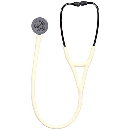 Estetoscópio Littmann Cardiology IV - Branco Alabastro Cetim com Preto Fosco 6186C Estetoscópio Littmann Cardiology IV - Branco Alabastro Cetim com Preto Fosco 6186C