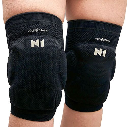 Joelheira Esportiva com Proteção N1 Sport Preta Tam G Joelheira Esportiva com Proteção N1 Sport Preta Tam G