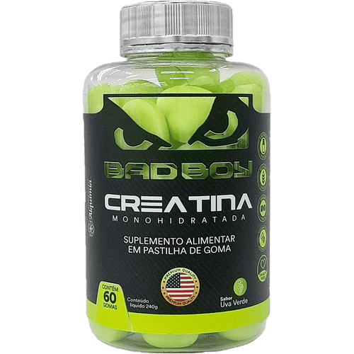 Badboy Creatina Gummy Uva Verde c/ 60 Badboy Creatina Gummy Uva Verde c/ 60