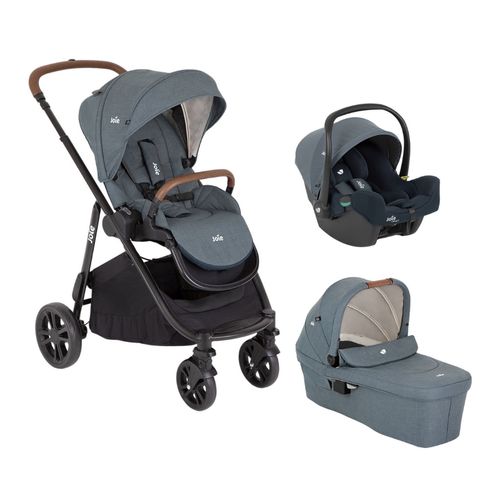 Carrinho de Bebê Travel System Trio Versatrax E Azul Lagoon + Brinde Exclusivo - Joie Carrinho de Bebê Travel System Trio Versatrax E Azul Lagoon + Brinde Exclusivo - Joie