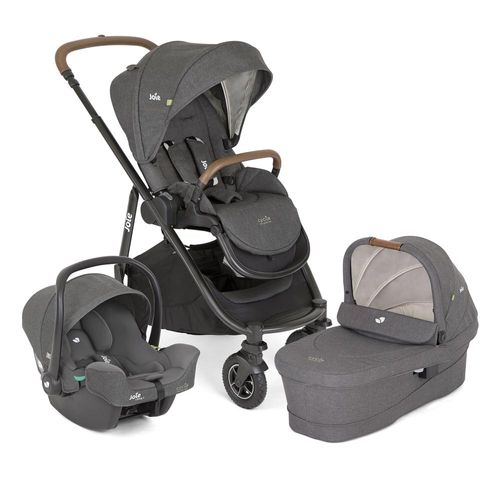 Carrinho de Bebê Versatrax E Travel System TRIO Cinza Shellgray Joie Carrinho de Bebê Versatrax E Travel System TRIO Cinza Shellgray Joie