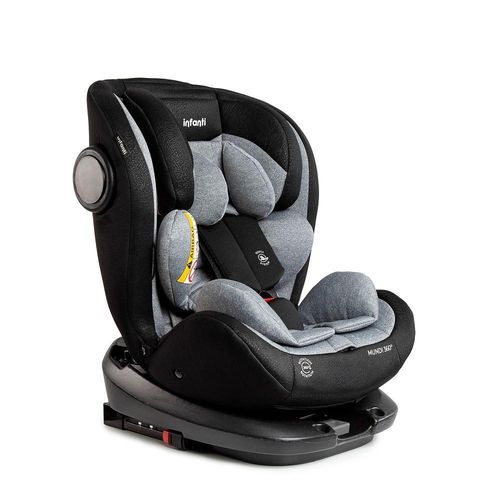 Cadeirinha de Carro Mundi Isofix 360º Cinza - Infanti Cadeirinha de Carro Mundi Isofix 360º Cinza - Infanti