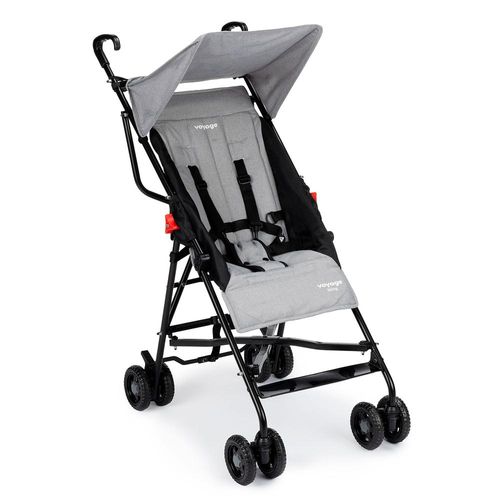 Carrinho de Bebê Guarda-Chuva Wing Cinza Mescla - Voyage Carrinho de Bebê Guarda-Chuva Wing Cinza Mescla - Voyage