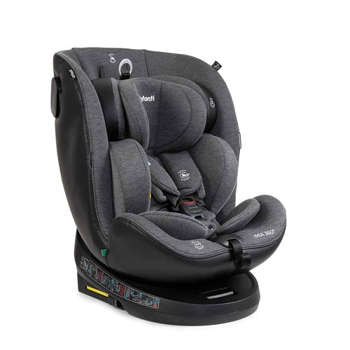 Cadeirinha Mia 0 a 36kg com Giro 360º e Isofix Infanti - Preto Cadeirinha Mia 0 a 36kg com Giro 360º e Isofix Infanti - Preto