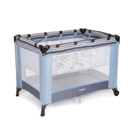Berço Portátil Fit Voyage Azul Geo Berço Portátil Fit Voyage Azul Geo