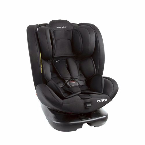 Cadeirinha de Carro Evolutty 360° X 0 a 36kg com Isofix Cosco Preta Cadeirinha de Carro Evolutty 360° X 0 a 36kg com Isofix Cosco Preta