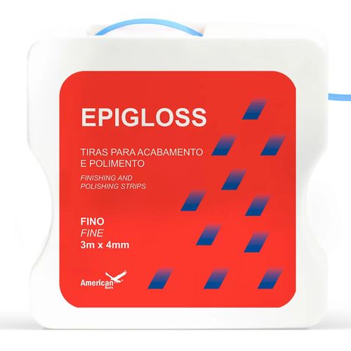 Tira de Lixa de Poliéster Epigloss 3 Metros American Burrs Fina Tira de Lixa de Poliéster Epigloss 3 Metros American Burrs Fina