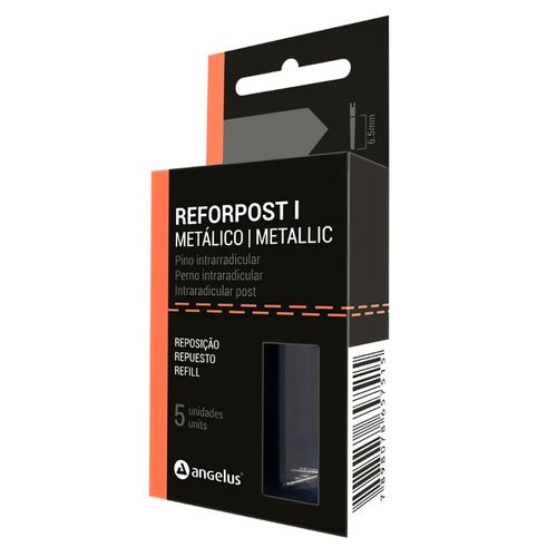 Pino Odontológico Intra-Radicular Metálico Reforpost Angelus 1 Pino Odontológico Intra-Radicular Metálico Reforpost Angelus 1